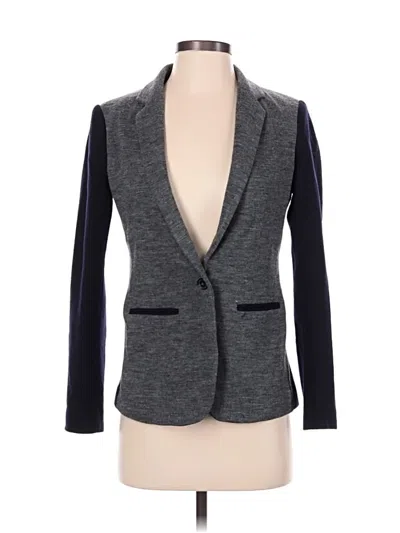 Pre-owned Jcrew Blazer Jacket In Gray