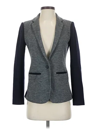 Pre-owned Jcrew Blazer Jacket In Gray