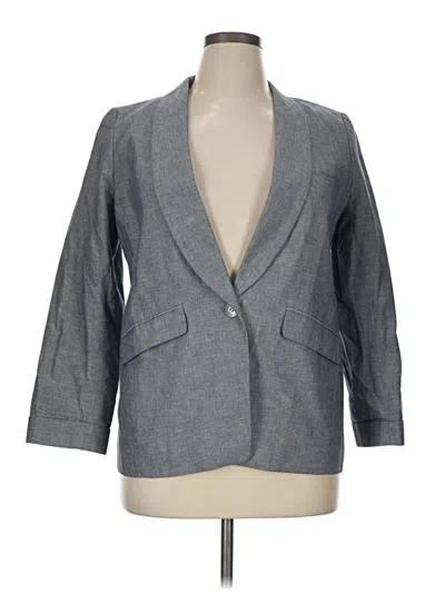 Pre-owned Jcrew Blazer Jacket In Gray