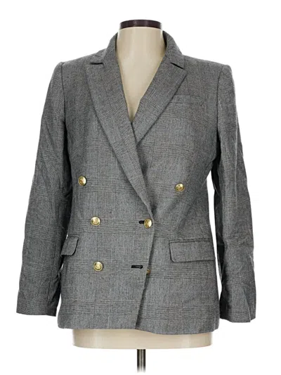Pre-owned Jcrew Blazer Jacket In Gray