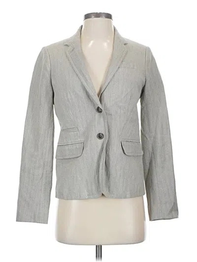 Pre-owned Jcrew Blazer Jacket In Gray