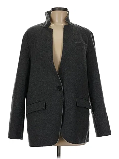 Pre-owned Jcrew Blazer Jacket In Gray