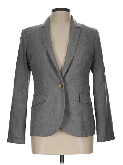 Pre-owned Jcrew Blazer Jacket In Gray
