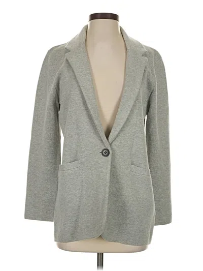 Pre-owned Jcrew Blazer Jacket In Gray