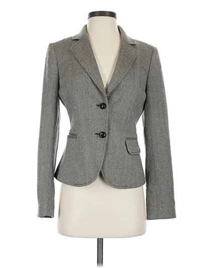 Pre-owned Jcrew Blazer Jacket In Gray