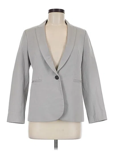Pre-owned Jcrew Blazer Jacket In Gray
