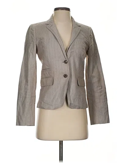 Pre-owned Jcrew Blazer Jacket In Gray