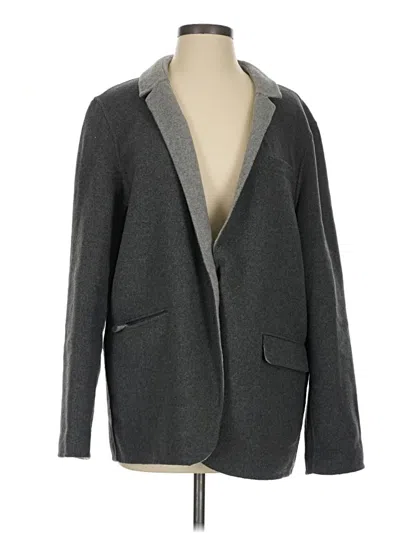 Pre-owned Jcrew Blazer Jacket In Gray
