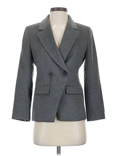 Pre-owned Jcrew Blazer Jacket In Gray