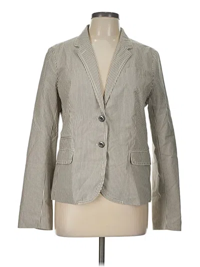 Pre-owned Jcrew Blazer Jacket In Gray