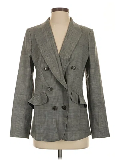 Pre-owned Jcrew Blazer Jacket In Gray