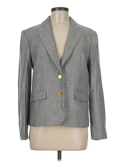 Pre-owned Jcrew Blazer Jacket In Gray