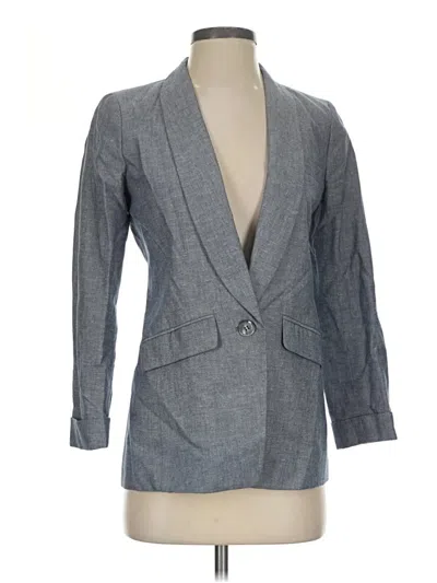 Pre-owned Jcrew Blazer Jacket In Gray