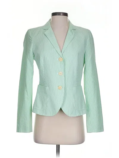 Pre-owned Jcrew Blazer Jacket In Green