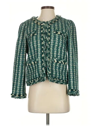 Pre-owned Jcrew Blazer Jacket In Green