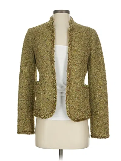 Pre-owned Jcrew Blazer Jacket In Green