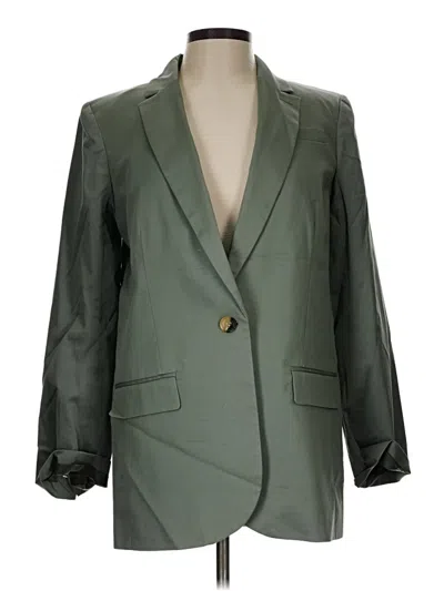 Pre-owned Jcrew Blazer Jacket In Green