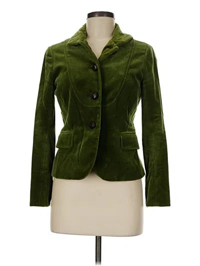 Pre-owned Jcrew Blazer Jacket In Green