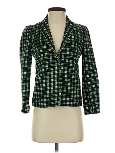 Pre-owned Jcrew Blazer Jacket In Green