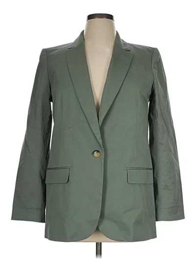 Pre-owned Jcrew Blazer Jacket In Green