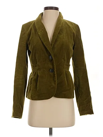 Pre-owned Jcrew Blazer Jacket In Green