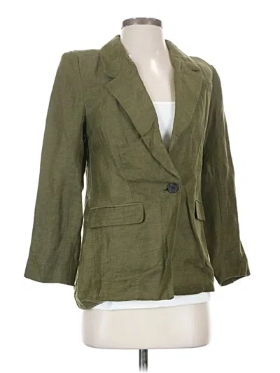 Pre-owned Jcrew Blazer Jacket In Green