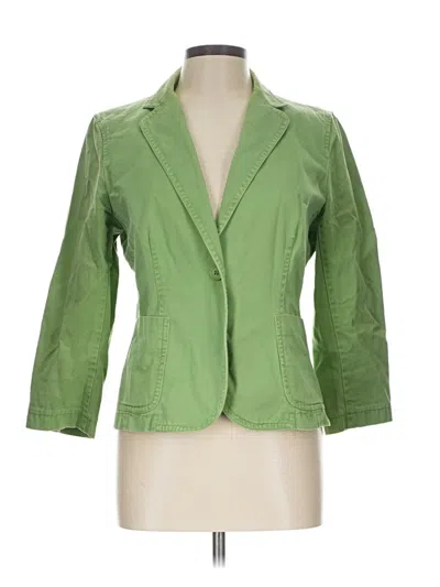 Pre-owned Jcrew Blazer Jacket In Green