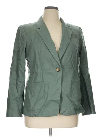 Pre-owned Jcrew Blazer Jacket In Green