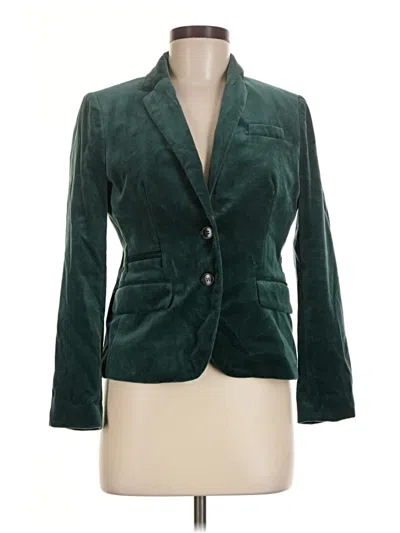 Pre-owned Jcrew Blazer Jacket In Green