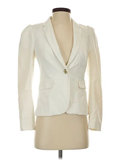 Pre-owned Jcrew Blazer Jacket In Ivory