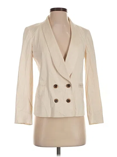 Pre-owned Jcrew Blazer Jacket In Ivory