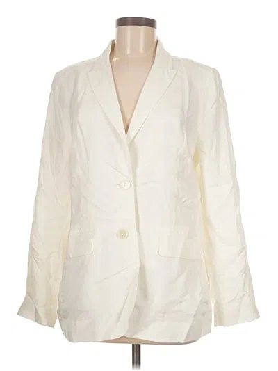 Pre-owned Jcrew Blazer Jacket In Ivory