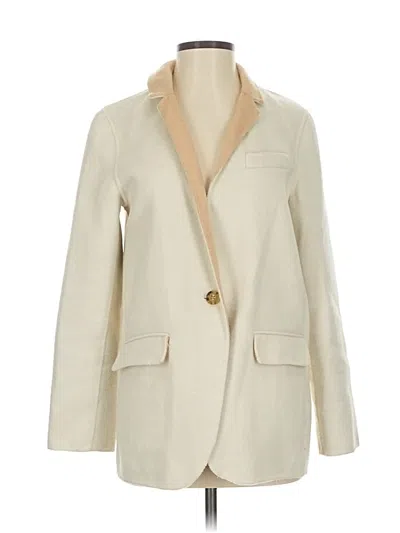 Pre-owned Jcrew Blazer Jacket In Ivory