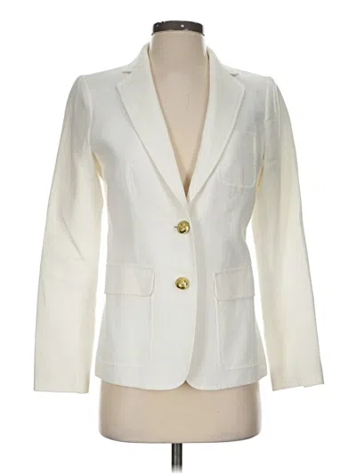 Pre-owned Jcrew Blazer Jacket In Ivory