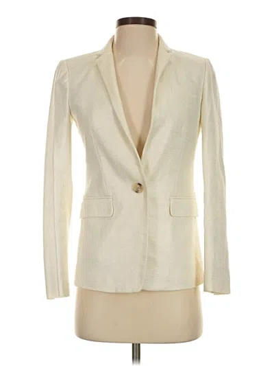 Pre-owned Jcrew Blazer Jacket In Ivory
