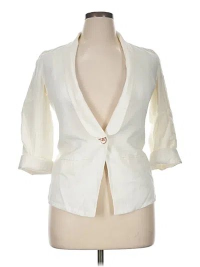 Pre-owned Jcrew Blazer Jacket In Ivory