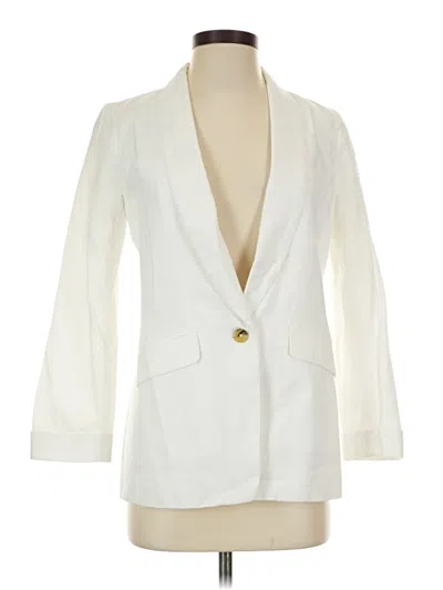 Pre-owned Jcrew Blazer Jacket In Ivory