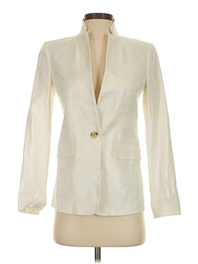 Pre-owned Jcrew Blazer Jacket In Ivory