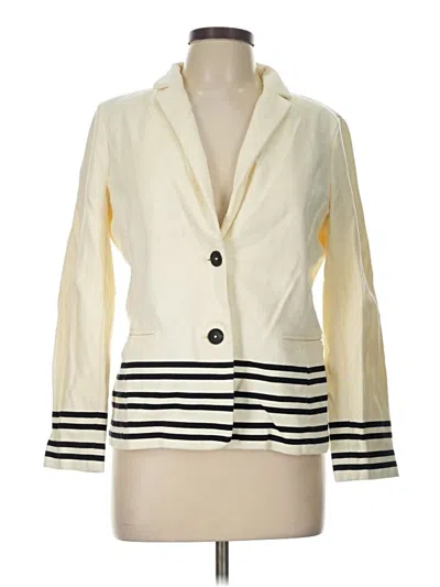 Pre-owned Jcrew Blazer Jacket In Ivory