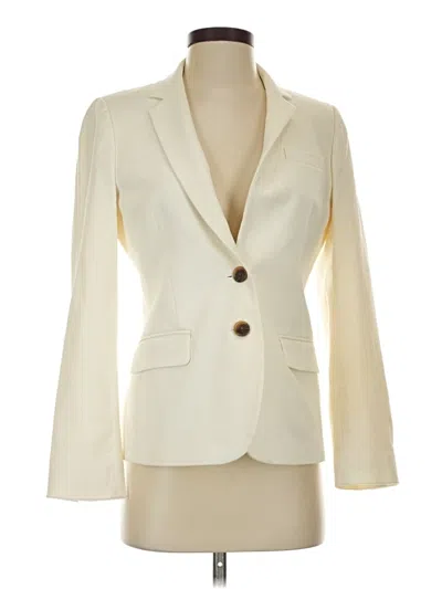 Pre-owned Jcrew Blazer Jacket In Ivory