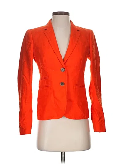 Pre-owned Jcrew Blazer Jacket In Orange