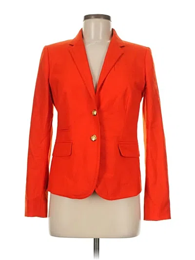 Pre-owned Jcrew Blazer Jacket In Orange