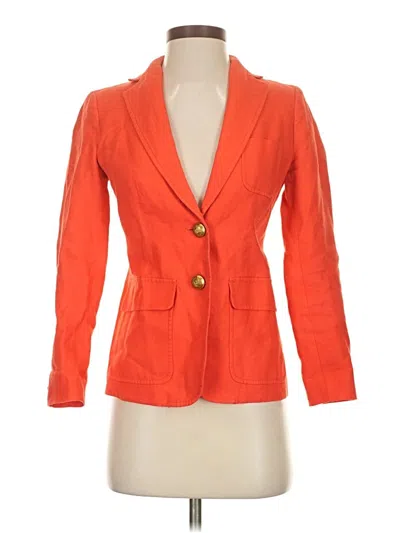 Pre-owned Jcrew Blazer Jacket In Orange