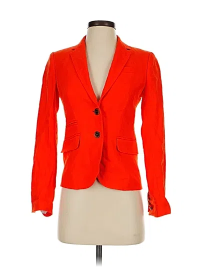 Pre-owned Jcrew Blazer Jacket In Orange
