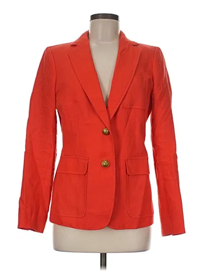 Pre-owned Jcrew Blazer Jacket In Orange
