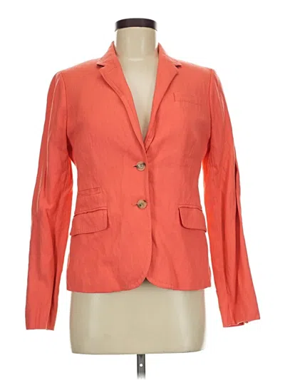 Pre-owned Jcrew Blazer Jacket In Orange