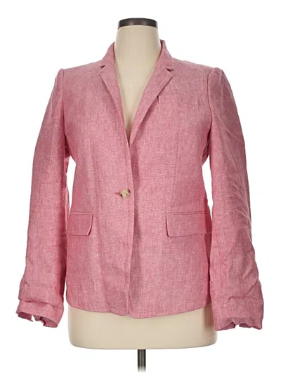 Pre-owned Jcrew Blazer Jacket In Pink