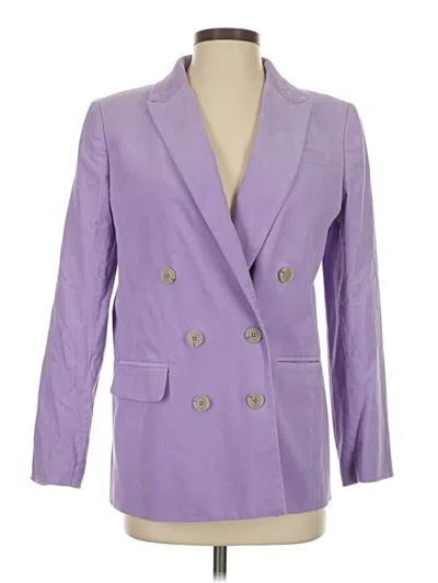Pre-owned Jcrew Blazer Jacket In Purple