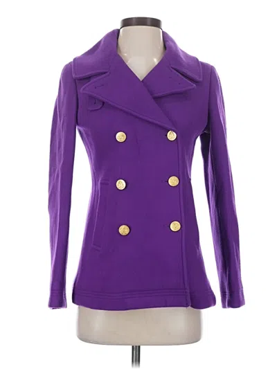 Pre-owned Jcrew Blazer Jacket In Purple