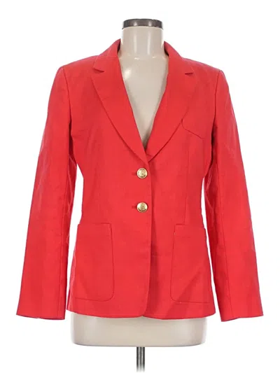 Pre-owned Jcrew Blazer Jacket In Red